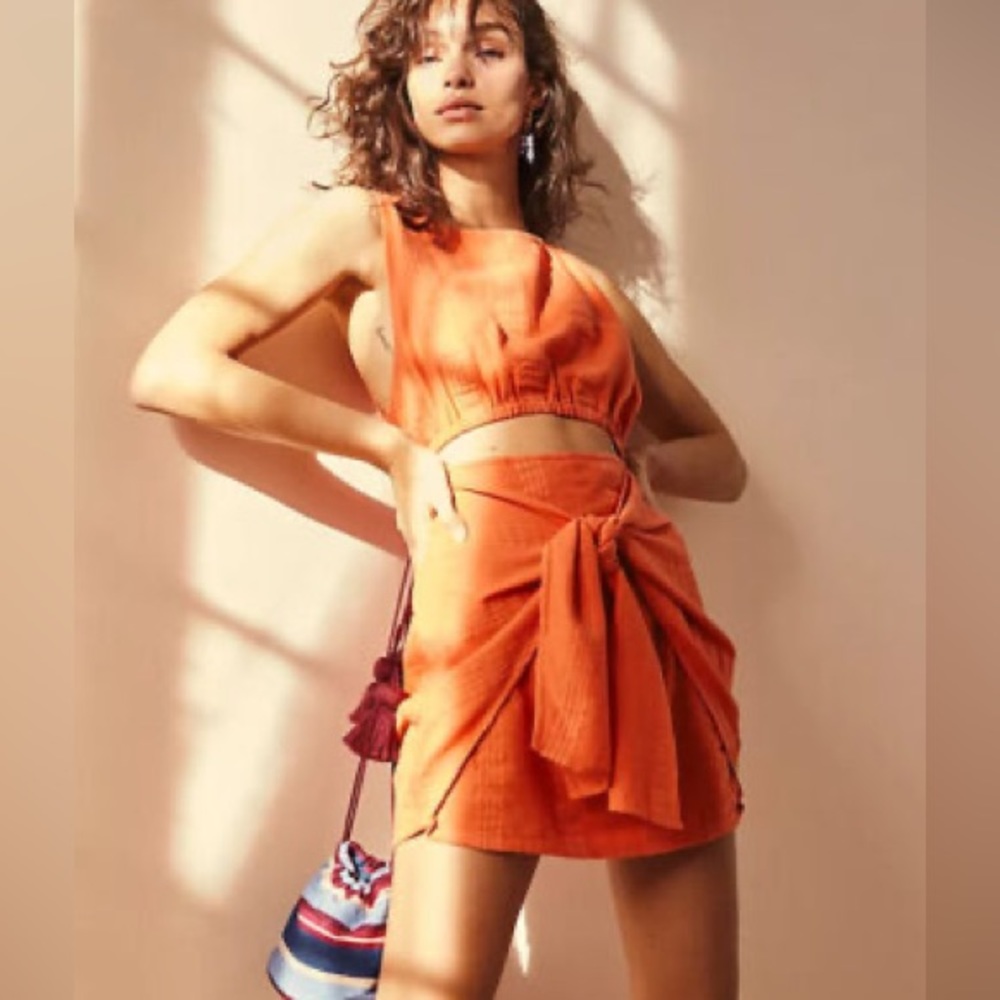 Free People Open Bar Mini S Burnt Orange
